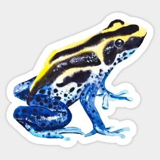 blue frog Sticker